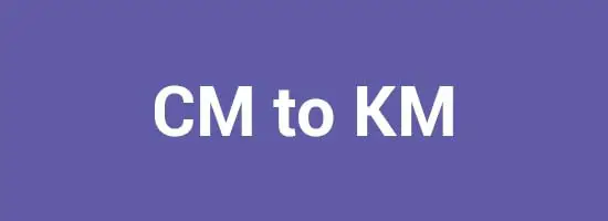 cm to km (Centimeters to Kilometers) converter Online Tool
