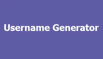 Random Username Generator - Random Letter Generator/Maker Online Tool