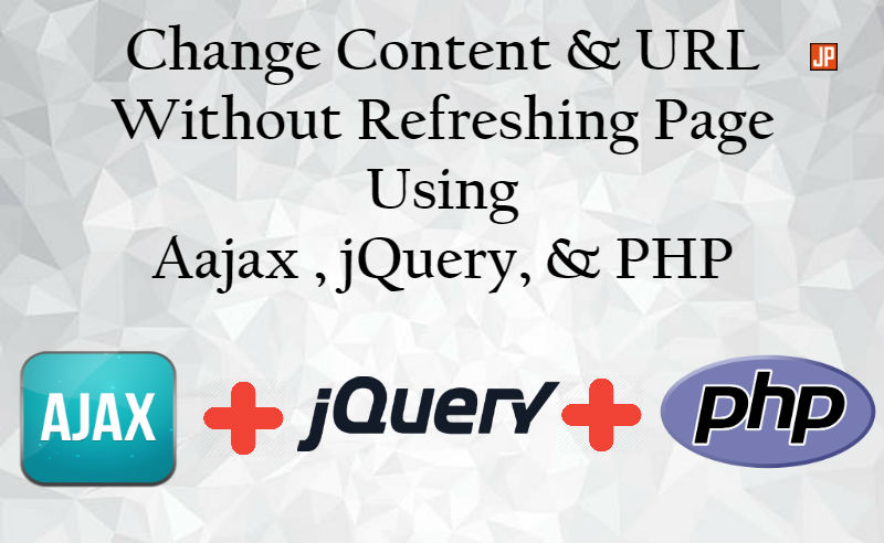 change content and URL without refreshing page