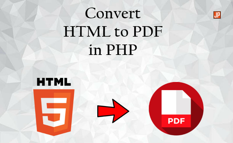 convert HTML to pdf in PHP