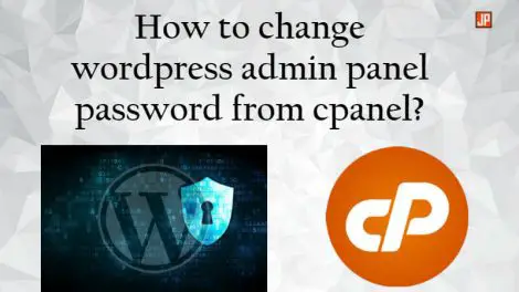 Change wordpress admin panel password from cpanel