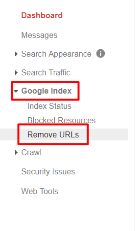 Remove URL From Google