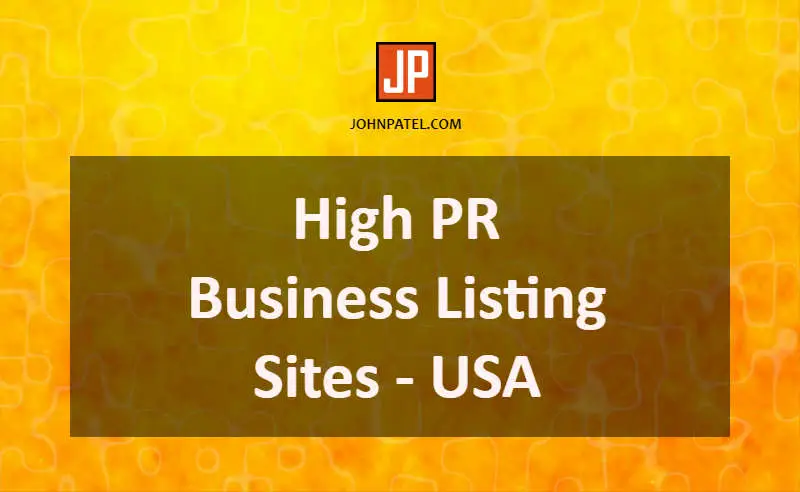 High PR Business Listing Sites USA