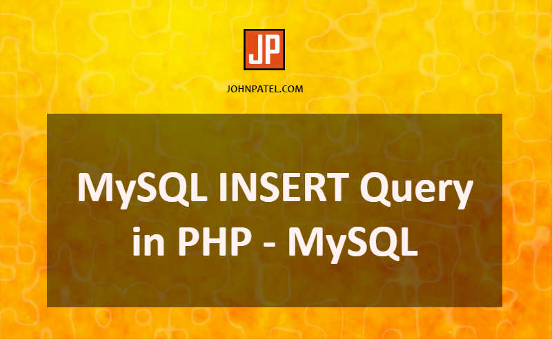 MySQL INSERT Query in PHP - MySQL