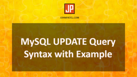 MySQL UPDATE Query