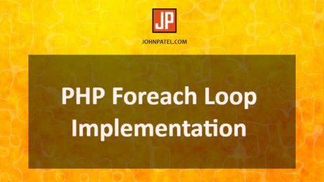 PHP Foreach Loop Implementation