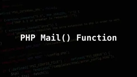 PHP Mail Function - PHP Send Email Using mail() Function